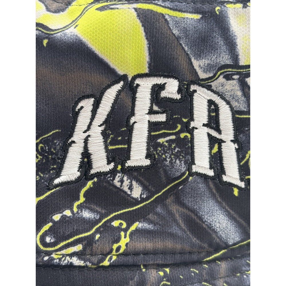 Nike Goal Keepers Reversible Bucket Hat Mens M Black Neon Geometric C16856 KFA